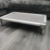 The Cofa Bed: aluminium frame and grey platform
