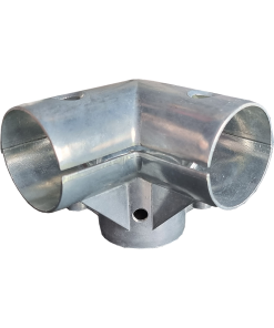 Replacement chromed zinc-alloy corner piece for the Cofa Bed, shown on its own on a white background.